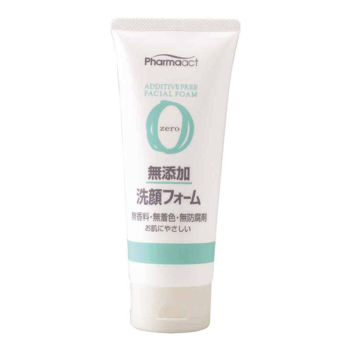 【×24本セット送料込】熊野油脂 ファーマアクト 無添加 洗顔フォーム チューブ 130g　ほのかな香りは、..