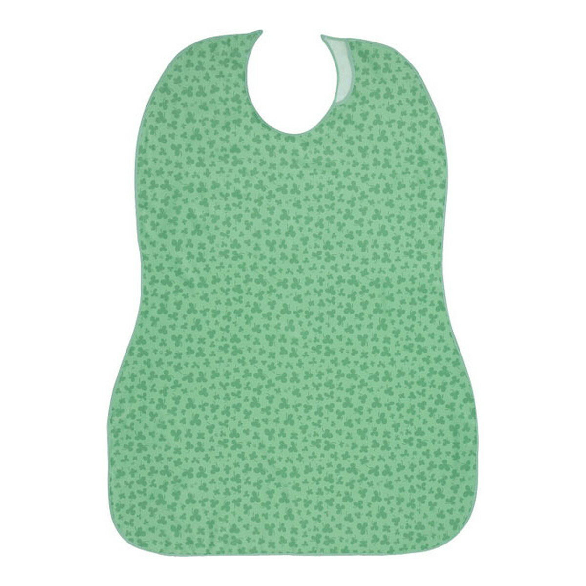 【×2個 配送おまかせ】フットマーク 長持ちする 大きな お食事エプロン フリーサイズ グリーン ◆送料無料◆