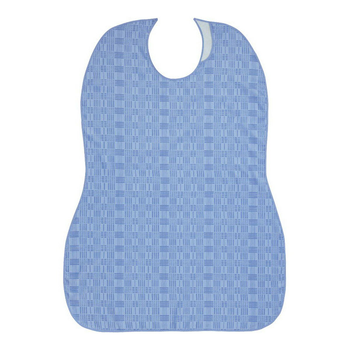 【×2個 配送おまかせ】フットマーク 長持ちする 大きな お食事エプロン フリーサイズ ブルー ◆送料無料◆