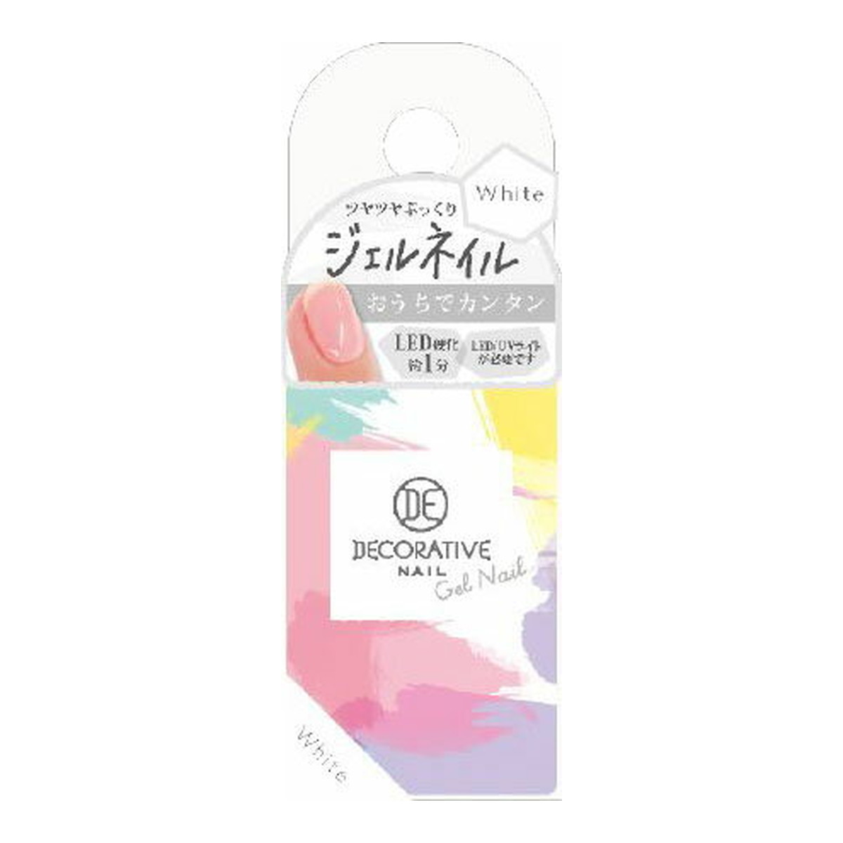 【×5個 配送おまかせ】粧美堂 Decorative Nail デコラティブ ジェルネイル TN81378DE ホワイト 5g カラージェルネイル ◆送料無料◆