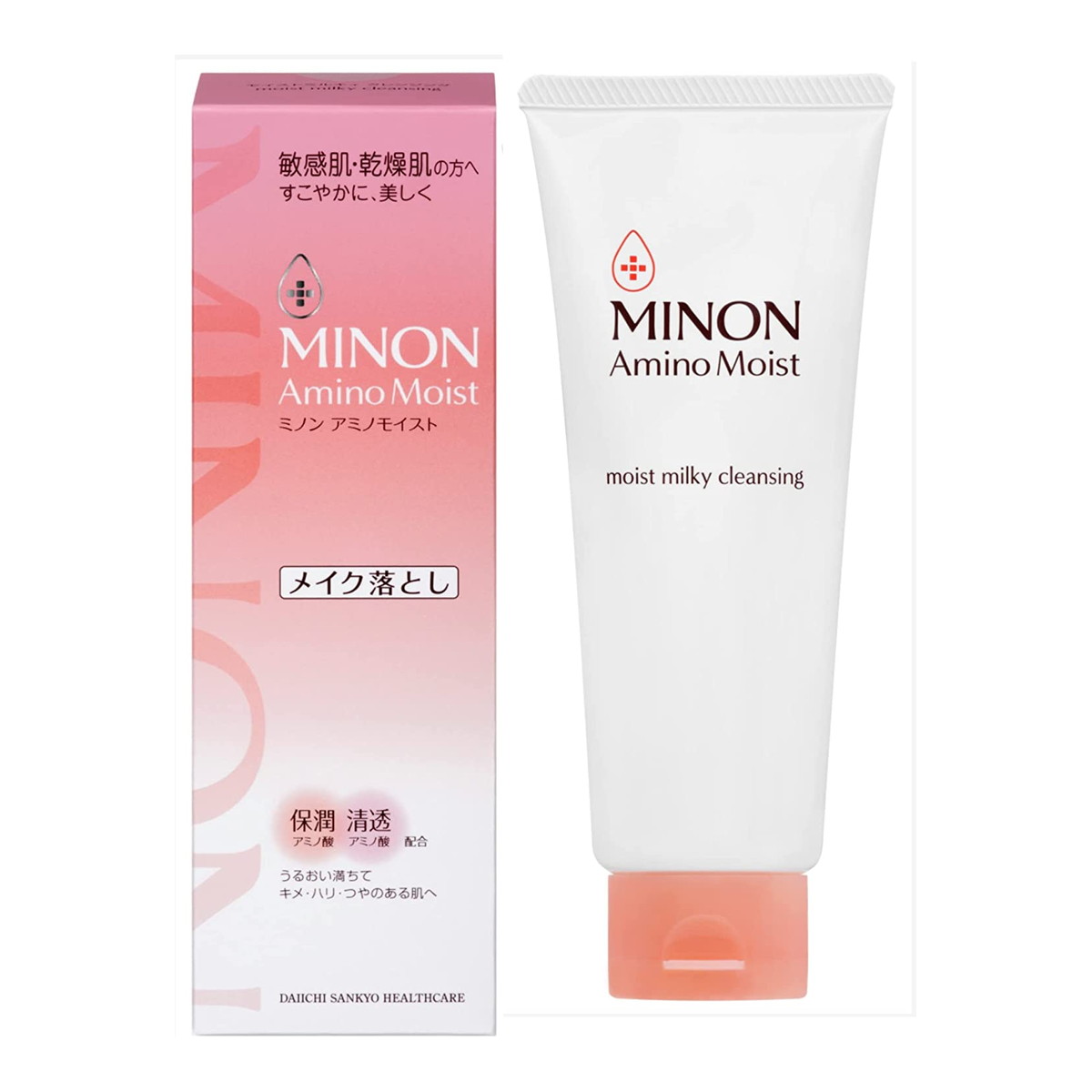 【×2個 配送おまかせ】第一三共ヘルスケア ミノン アミノモイスト モイストミルキィ クレンジング 100g メイク落とし ◆送料無料◆