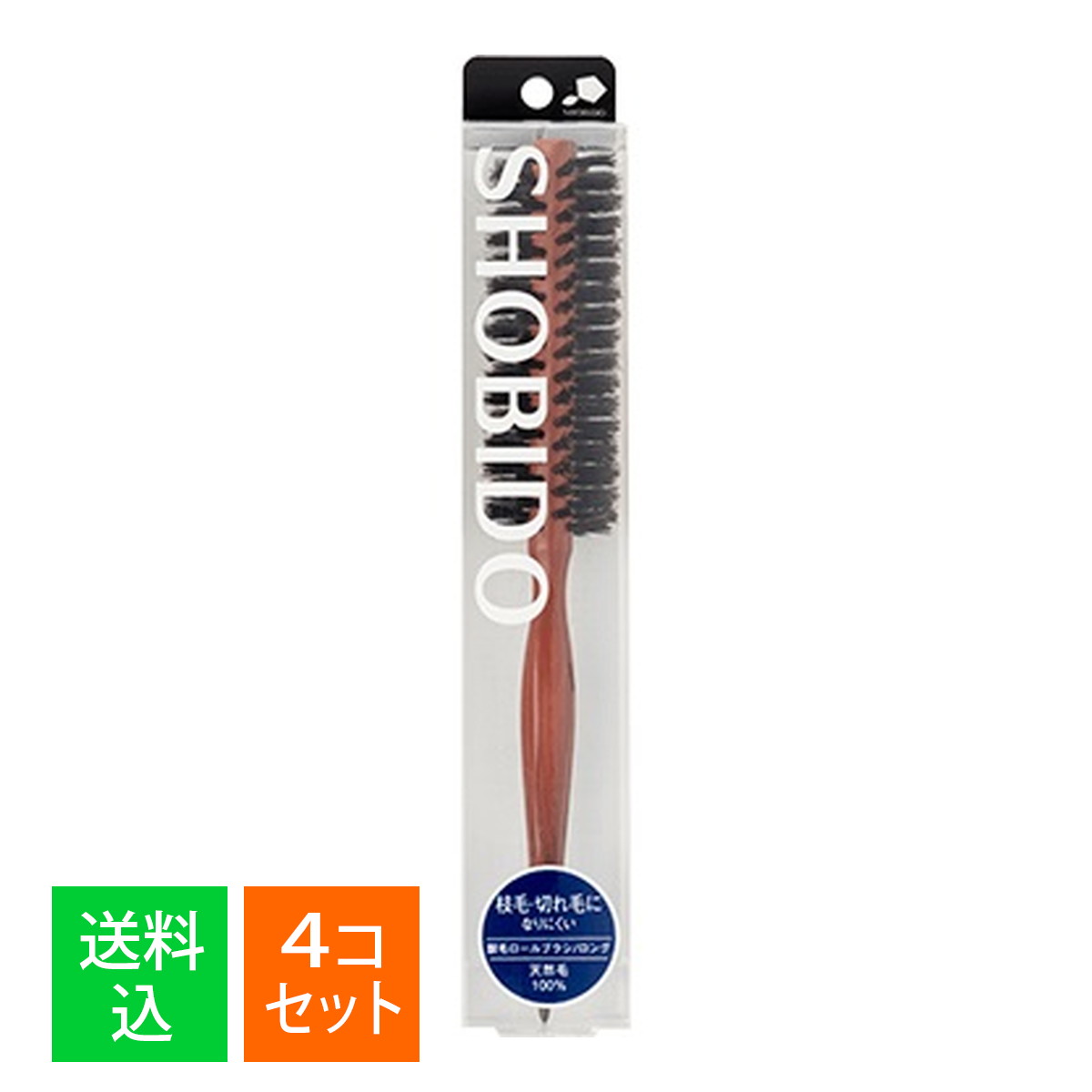 【×4本セット 送料込】粧美堂 SPV45065 獣毛 ロールブラシ ロング 1本入