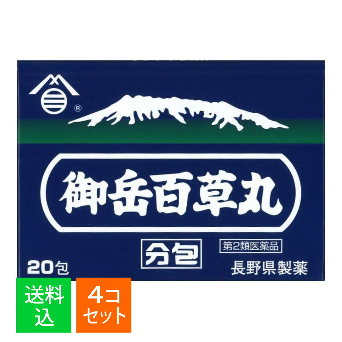 【×4個セット 送料込】【第2類医薬品】長野県製薬 御岳百草