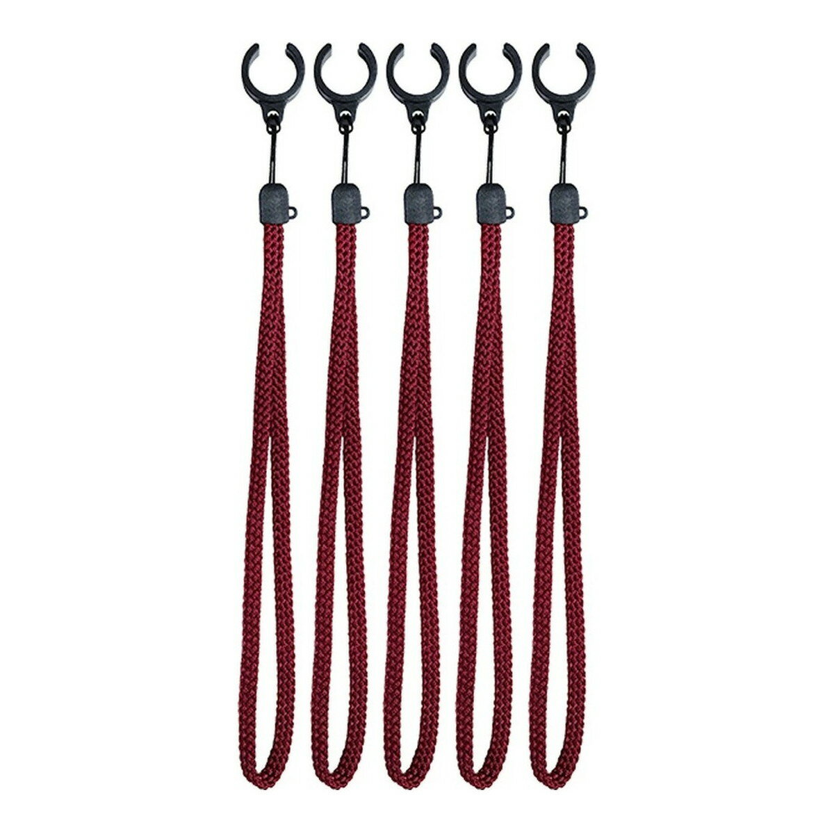 【×5本 配送おまかせ】介援隊 杖ひもクリップ 19mm用 エンジ 1本入