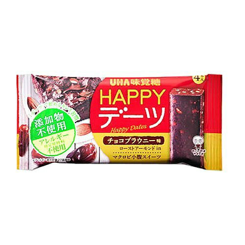 UHA味覚糖 HAPPYデーツ チョコブラウニー 4本入