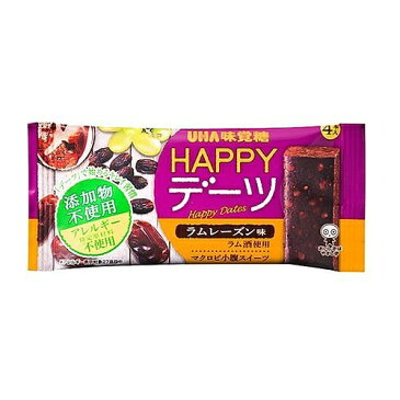 UHA味覚糖 HAPPYデーツ ラムレーズン 4本入