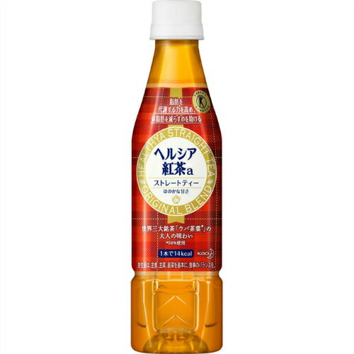 【送料込・まとめ買い24個セット】花王 ヘルシア 紅茶 ストレートティー 350ml