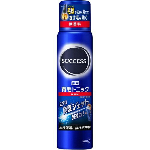 【送料無料・まとめ買い12個セット】花王 サクセス 薬用育毛トニック 無香料 小 73g