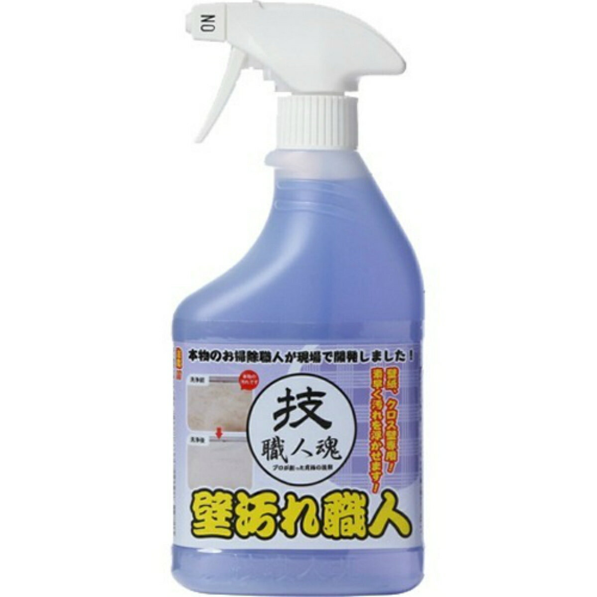 【送料込・まとめ買い×8個セット】允・セサミ 技職人魂 壁汚れ職人 500ml