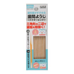 【配送おまかせ送料込】 広栄社 クリアデント 歯間ようじ 80本入 ドクターピック