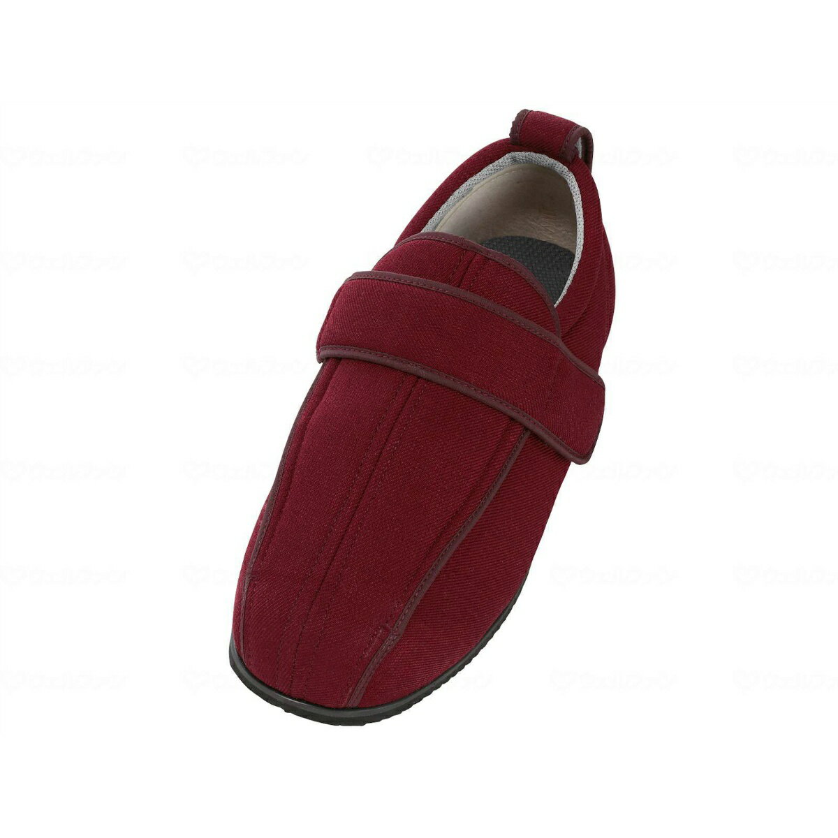 徳武産業 ケアフル3 ワイン 5E 右足 S 21.0〜21.5cm