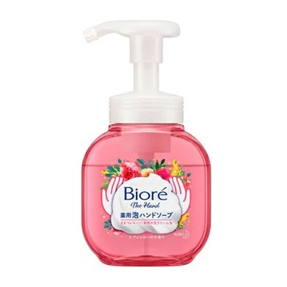 【×2個セット送料込】花王 ビオレ ザ ハンド 泡ハンドソープ シフォンローズの香り ポンプ 250ml