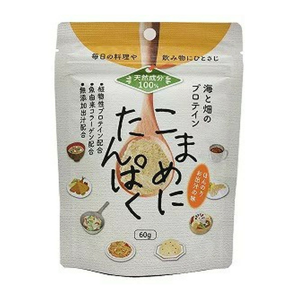 漢方みず堂 こまめにたんぱく 60g 1