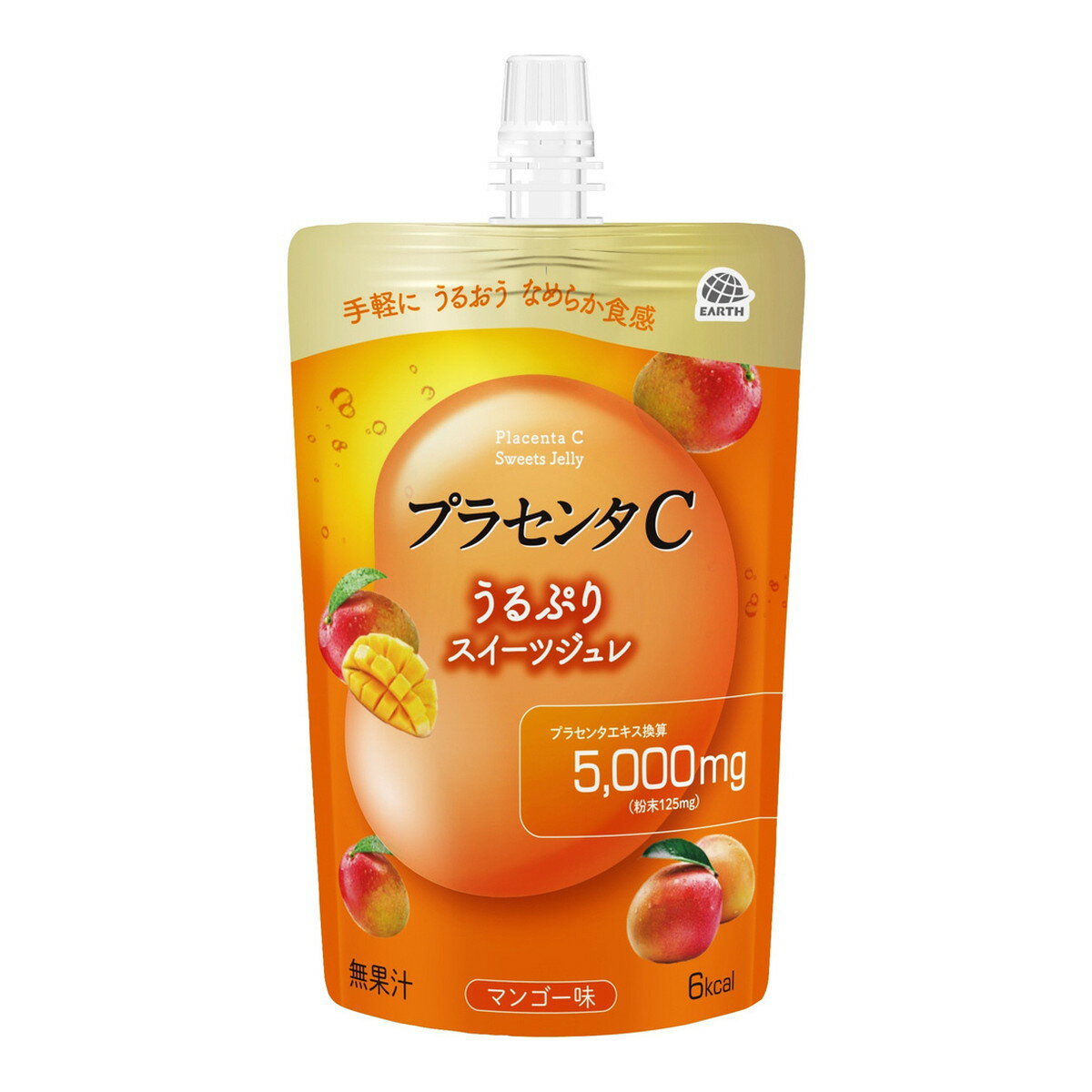 アース製薬 プラセンタC スイーツジュレ マンゴー味 120g