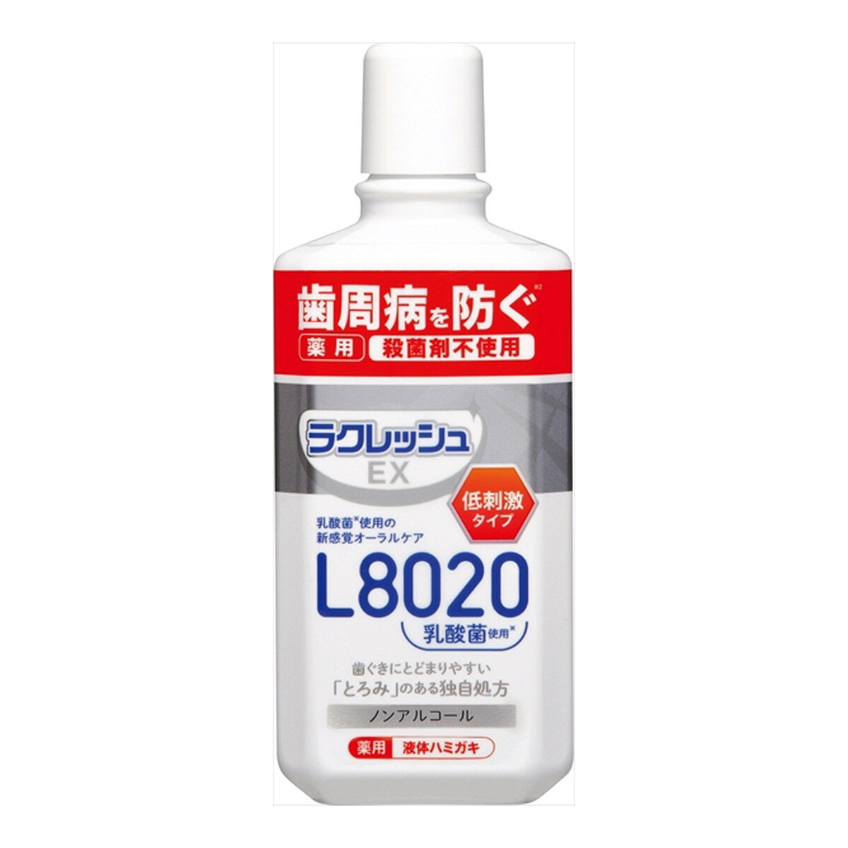 商品名：ジェクス ラクレッシュEX 薬用 液体ハミガキ 280ml内容量：280mlJANコード：4973210995717発売元、製造元、輸入元又は販売元：ジェクス株式会社原産国：日本区分：医薬部外品商品番号：103-4973210995717商品説明L8020乳酸菌を使用した薬用液体ハミガキです。液体タイプのハミガキだから、お口のすみずみまで薬用成分が行き渡ります。歯ぐきにとどまりやすい独自の「とろみ」処方です。グリチルリチン酸ジカリウムが、歯周病を防ぎ、硝酸カリウムが、歯がしみるのを防ぎます。歯石の沈着を化学的に分解し、浮かせて落とすホワイトニング効果。広告文責：アットライフ株式会社TEL 050-3196-1510 ※商品パッケージは変更の場合あり。メーカー欠品または完売の際、キャンセルをお願いすることがあります。ご了承ください。