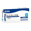 【サマーセール】川本産業 ポリエチレン手袋 S 100枚入