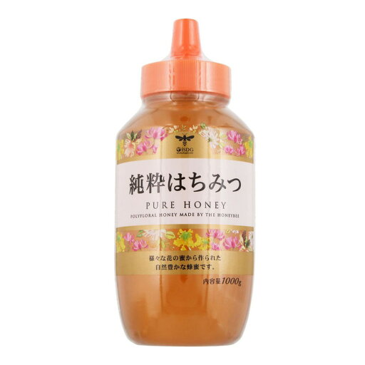 【送料込・まとめ買い×4個セット】医食同源ドットコム 純粋はちみつ 1000g 【送料込・まとめ買い×4個セット】医食同源ドットコム 純粋はちみつ 1000g