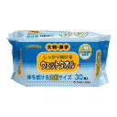 【送料込・まとめ買い×8個セット】ストリックスデザイン カナッペ ウェットタオル 大判 厚手 30枚入