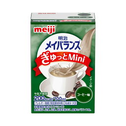 【送料込・まとめ買い×12個セット】明治 メイバランス ぎゅっとMini コーヒー味 100ml