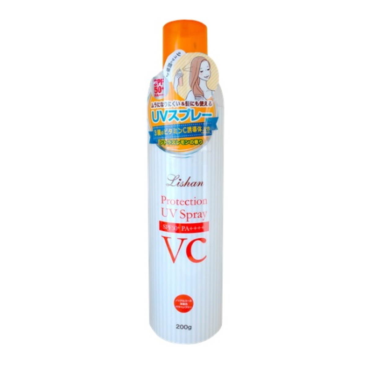 【送料込・まとめ買い×6個セット】アイスタイル リシャン UVスプレー シトラスレモンの香り SPF50+ PA++++ 200g