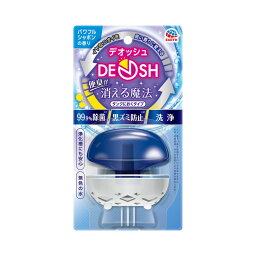 【送料込・まとめ買い×8個セット】アース製薬 DEOSH デオッシュ タンクにおくタイプ パワフルシャボンの香り 65ml トイレ洗浄剤