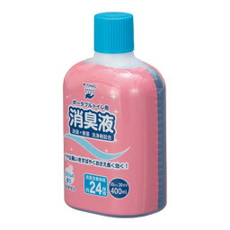 【送料込・まとめ買い×6個セット】新輝合成 TONBO ポータブルトイレ用 消臭液 400mL ブルー