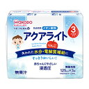 【送料込・まとめ買い×6個セット】アサヒグループ食品 和光堂 ベビーのじかん アクアライト りんご 125ml×3本