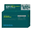 商品名：MEDIHEAL メディヒール THE ティーツリー 365 カーミングマスク 30枚内容量：30枚JANコード：8809615059661発売元、製造元、輸入元又は販売元：MEDIHEAL原産国：韓国区分：化粧品商品番号：103-8809615059661商品説明TEATREE ACTIVE 3X配合の肌あれ防止エッセンスをたっぷり含んだシートが、乾燥や気温の変化による外部環境から肌を保護し、すこやかでなめらかな素肌へ導きます。[使用方法]洗顔後、化粧水で肌を整え、ピンセットでマスクシートを1枚取り出し、額→鼻→頬の順番に密着させます。5〜10分後、シートを取り外し、残ったエッセンスを軽くパッティングしながらなじませます。[成分]水、グリセリン、DPG、グリセレス-26、アマ種子エキス、ダイサンチク葉エキス、1,2-ヘキサンジオール、エチルヘキシルグリセリン、ティーツリー葉エキス、EDTA-2K、カルボマー、ヒドロキシアセトフェノン、アミノ酪酸、トレハロース、ベタイン、キサンタンガム、アルギニン、シリカ、アクリレーツクロスポリマー-2-Na、ラウリン酸ポリグリセリル-10、ラウリン酸ポリグリセリル-4、4-テルピネオール、ティーツリー葉油、カプリリルグリコール、プロパンジオール、ダイウイキョウ果実エキス、ティーツリー葉水、乳酸桿菌発酵液、シロキクラゲ多糖体、ヒアルロン酸Na、グリセリルグルコシド、マンゴー果実エキス、BG広告文責：アットライフ株式会社TEL 050-3196-1510 ※商品パッケージは変更の場合あり。メーカー欠品または完売の際、キャンセルをお願いすることがあります。ご了承ください。