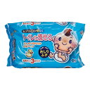 【送料込・まとめ買い×6個セット】ティー・エイチ・ティー 流せる赤ちゃんのおしりふき 64枚×3個パック(4)