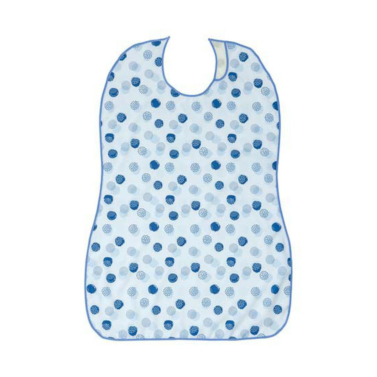 フットマーク 長持ちする大きなお食事エプロン ライトブルー