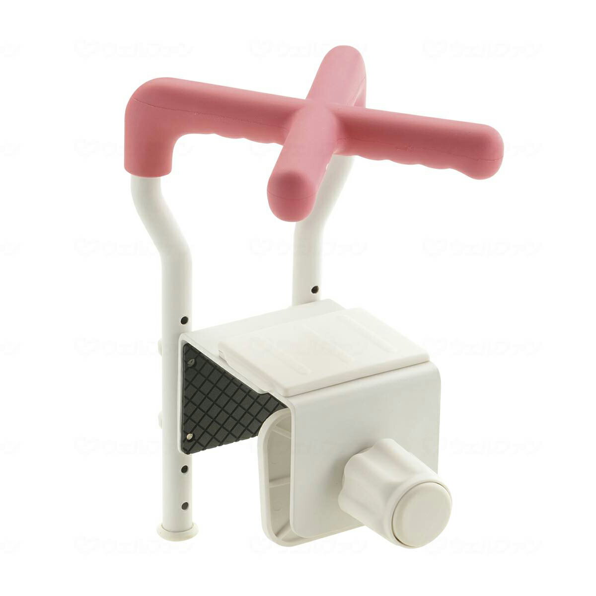 【送料込・まとめ買い×1個セット】リッチェル 浴そう手すりX 在来工法130 ピンク