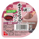 【×9個 配送おまかせ】ハウスギャバン やさしくラクケア 和風プリン あずきミルク味 63g(4)