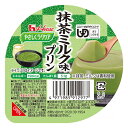【配送おまかせ】ハウスギャバン やさしくラクケア 和風プリン 抹茶ミルク味 63g 1個(4)
