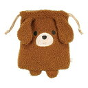 【送料込・まとめ買い×4個セット】スケーター Skater ボア巾着 Pompon’s イヌ(4)