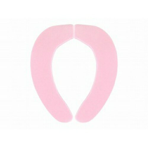 【送料無料】おくだけ吸着 消臭ふんわりベンザシート 無地 ピンク KC-67(1組)