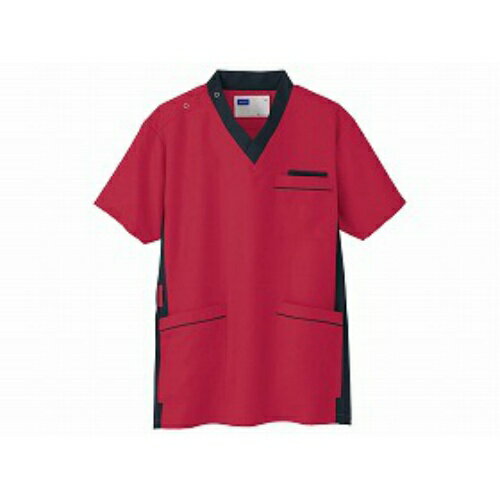 自重堂 WHISEL　男女兼用スクラブ　WH11685ワイン M