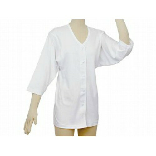 幸和製作所 テイコブ　らくホック肌着　七分袖　婦人用ホワイト M