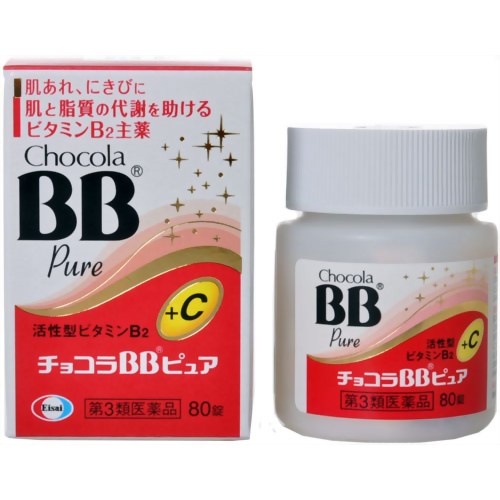 【送料無料・まとめ買い×6個セット】【第3類医薬品】エーザイ チョコラBBピュア 80錠