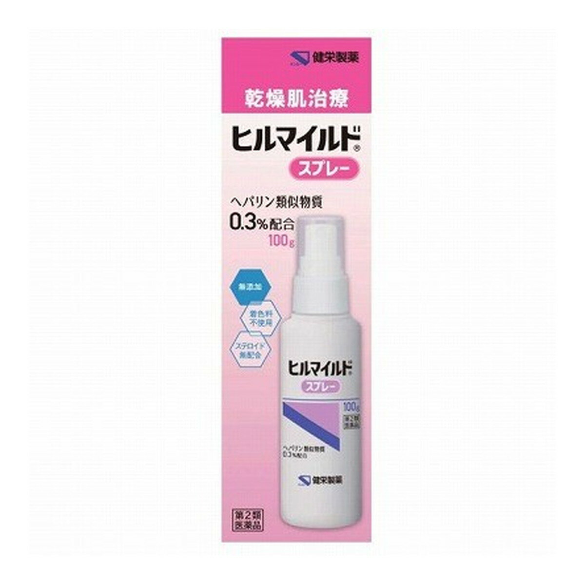 【送料込】【第2類医薬品】健栄製薬 ヒルマイルドスプレー 100g 1個