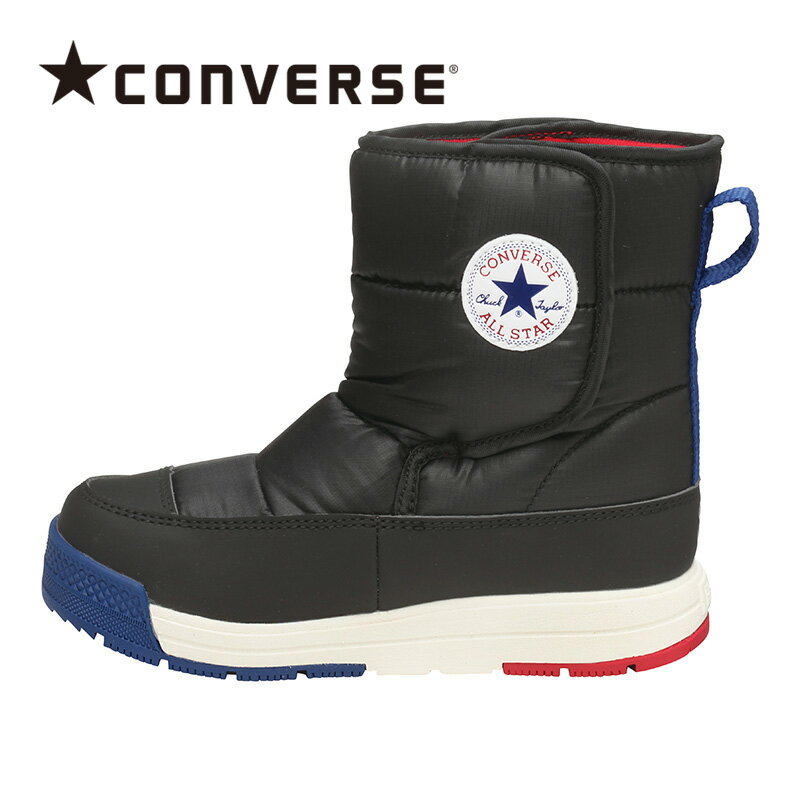 コンバース CONVERSE 【21年秋新作】 子供靴 キッズ ジュニア ブーツ キッズ CVスター ブーツ WP ブラック 黒