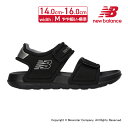 【1/27 0:00-1/28 23:59 10％OFFクーポン】【30％OFFセール】 ニューバランス new balance 子供靴 ベビー キッズ サンダル NB IOSPSDBA M ブラック 黒 早乾 軽量