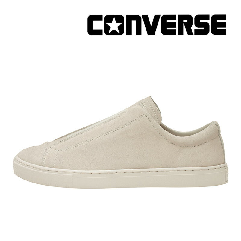 楽天ムーンスター公式ショップ【残りサイズ27.5cm】 コンバース CONVERSE 【35％OFFセール】 メンズ/レディース スニーカー オールスター クップ スエード フラットスリップ OX アイボリー 白