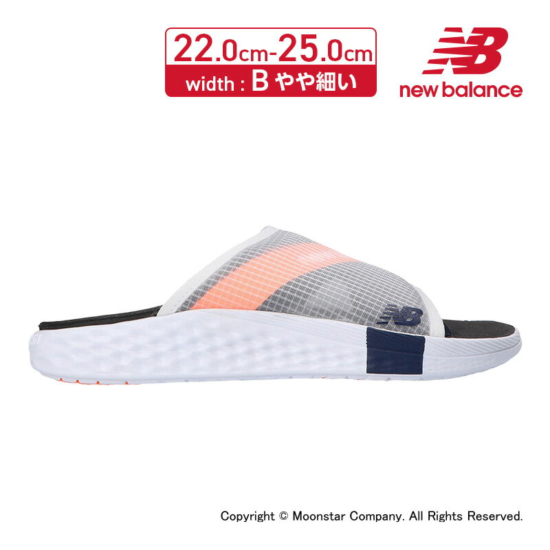 【5/16 1:59まで！エントリーでP+9倍】【残りサイズ22.0cm】 ニューバランス new balance 【50％OFFセール】 レディース サンダル NB SWF360 NV B　ネイビー/オレンジ