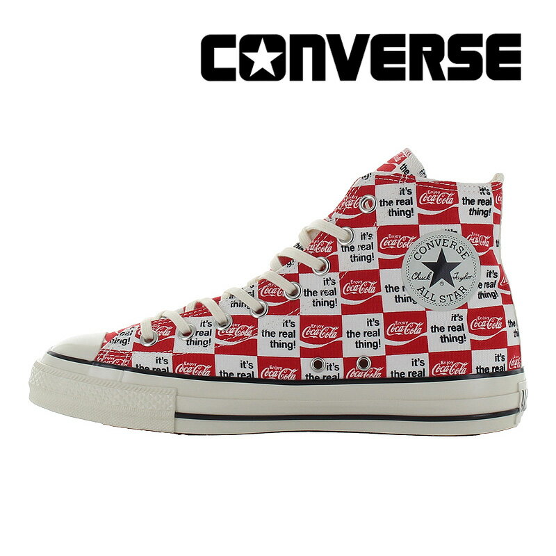 コンバース CONVERSE メンズ レディース ユニセックス スニーカー オールスター US コカ・コーラ CK HI レッド/ホワイト お揃い リンクコーデ 白【残りサイズ22.0cm22.5cm】【セール再値下げ60%OFF】