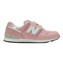 楽天ムーンスター公式ショップ【4/25限定！抽選で最大100％Pバック】ニューバランス new balance 【30％OFFセール】 子供靴 キッズ スニーカー NB PO313JD W ピンク お揃い リンクコーデ 運動会