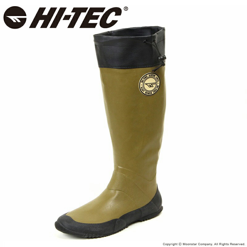 【梅雨キャンペーン15％OFFクーポン配布中】ハイテック HI-TEC 【30％OFFセール】 メンズ レディース レインブーツ 長靴 雨靴 KAGEROW カゲロウ カーキ 父の日 母の日 梅雨 SS S M L LL 3L 4L …