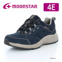 ムーンスター moonstar レディース ウォーキング スニーカー SPLT L172 ネイビー 22-25cm 幅広 4E 防水 抗菌防臭 梅雨 母の日 敬...