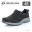 【10%OFFクーポン配布中!1/25まで】 ムーンスター メンズ ウォーキング シューズ SPLT M197 ブラック moonstar 幅広 4E 防水 黒 梅雨 父の日 抗菌防臭