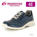 ムーンスター ワールドマーチ レディース ウォーキング シューズ moonstar 幅広 4E ファスナー付 抗菌防臭 母の日【残りサイズ22.0cm22.5c...