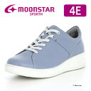 ムーンスター スポルス レディース コンフォート シューズ moonstar 幅広 4E 撥水加工 国産 日本製 ファスナー付 おしゃれ 母の日 梅雨【残りサイ...